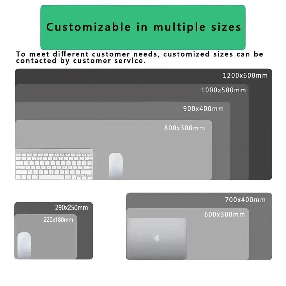 Topographic Desk Mat (Blackout Edition)