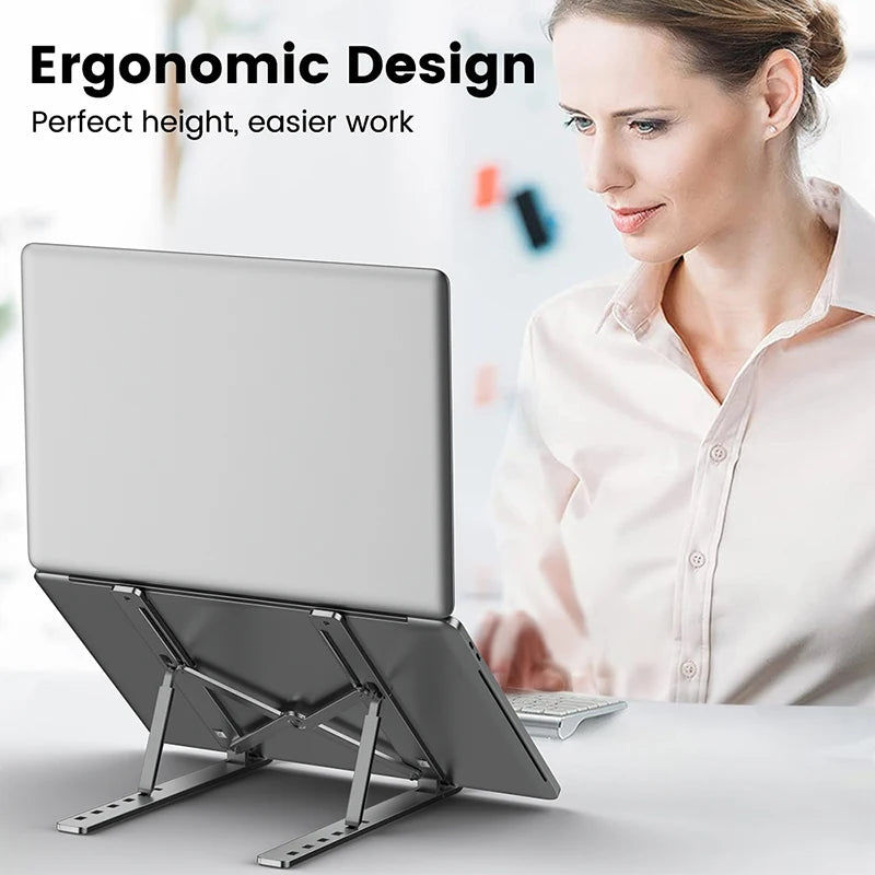 Minimalist Alloy Laptop Riser