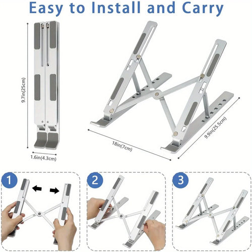 Adjustable Aluminum Laptop Stand