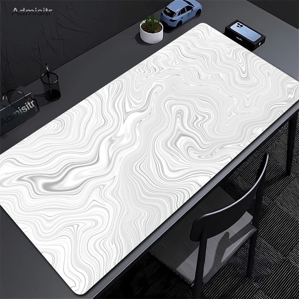 Topographic Desk Mat (Blackout Edition)