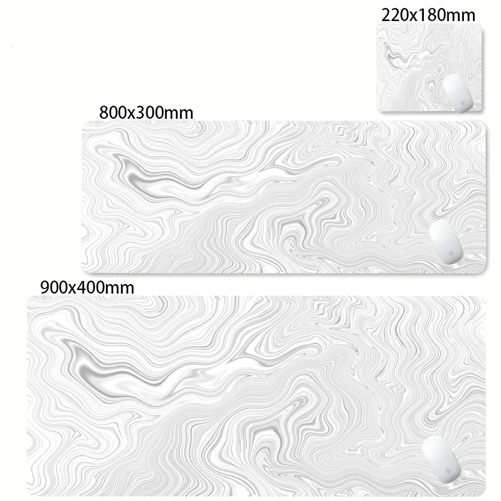 Topographic Desk Mat (Blackout Edition)
